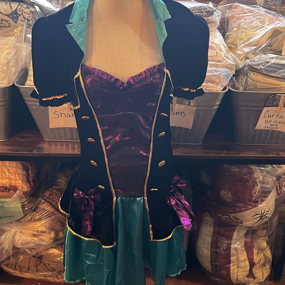 COSTUME Mad Hatter Size MEDIUM  dress 1278 - Picture 2 of 3